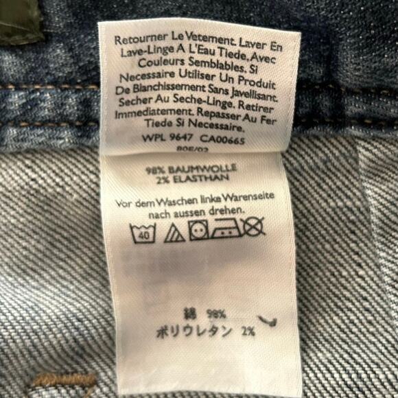 Eddie Bauer Women Wide Leg Denim Jeans Blue Classic Preppy Fall Size 32”x29” - Picture 5 of 7